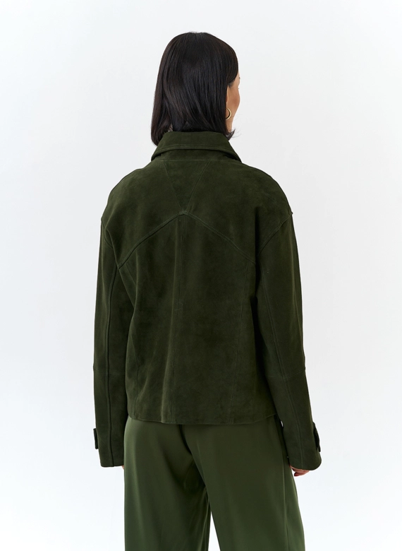 Женская куртка из натуральной замши