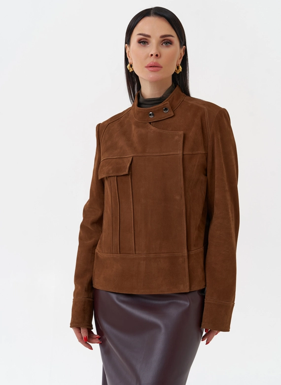 Замшевая куртка - футляр