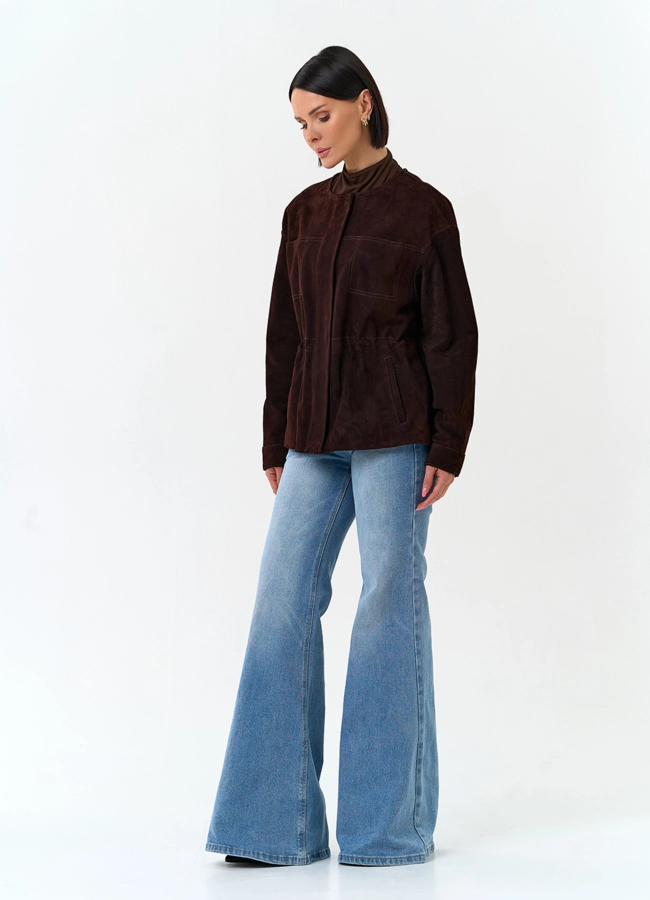 Жакет из натуральной замши модель № 33139 в рассрочку