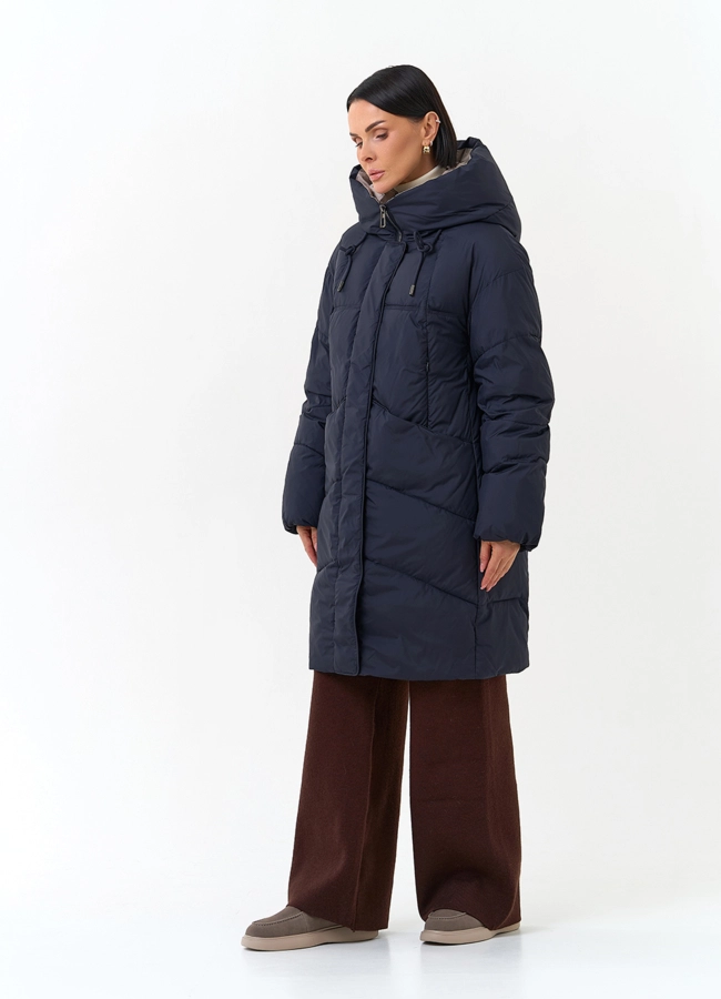 Женская куртка с капюшоном модель № 33934 универмаг малина фото
