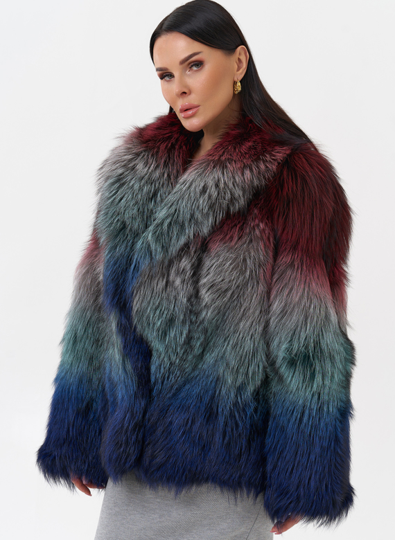 Куртка из чернобурой лисы 