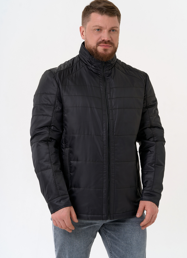 Мужская куртка с воротником стойкой модель № 30272 универмаг малина