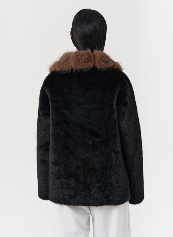 Куртка "косуха" из эко меха